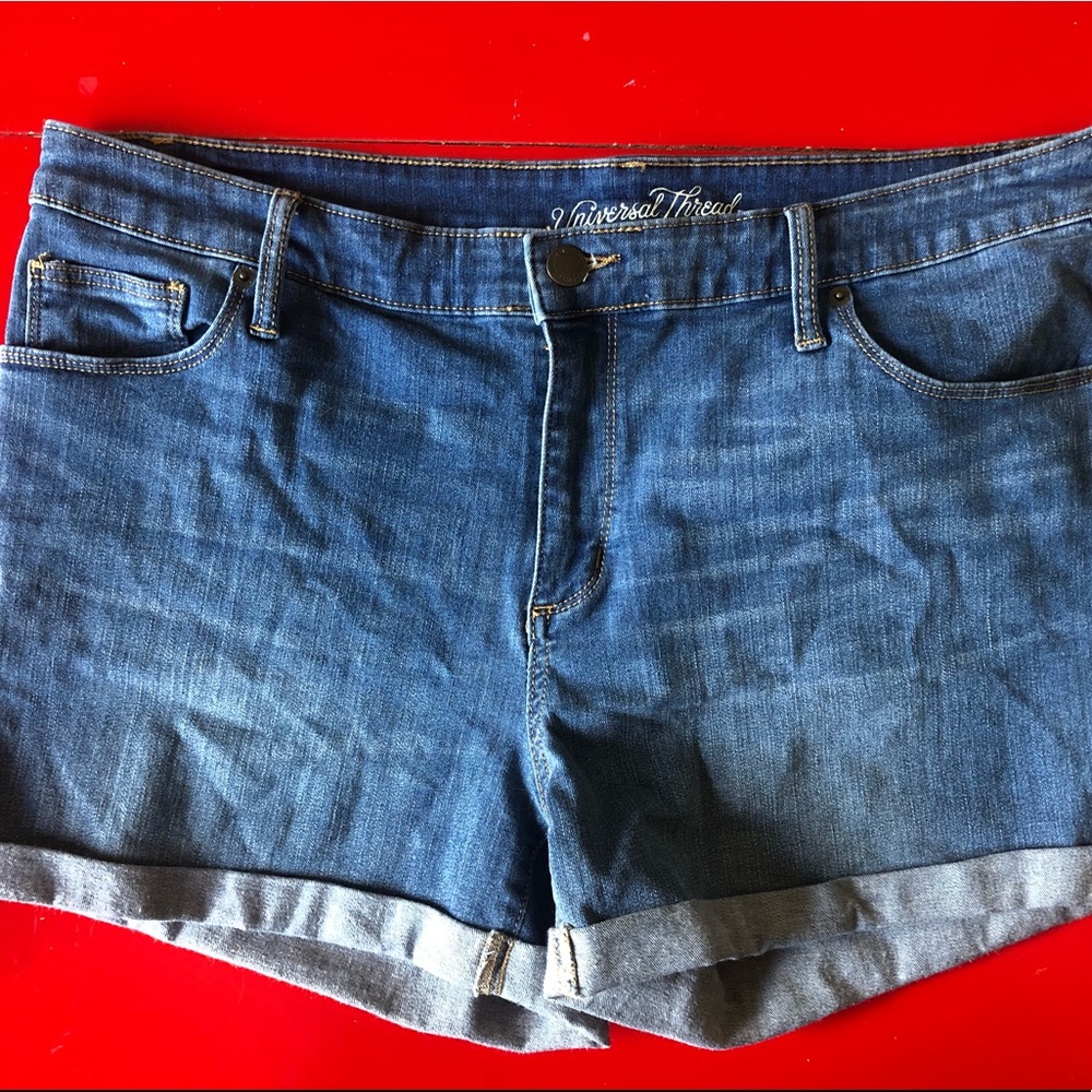Denim Wash Shorts
